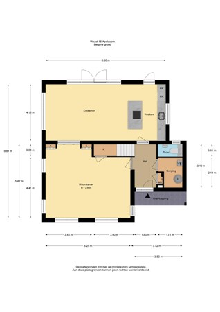 Floorplan - Wezel 16, 7325 CL Apeldoorn